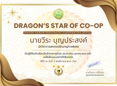 Dragon's star of co-op ประจำเดือนตุลาคม 2567 พารามิเตอร์รูปภาพ 4