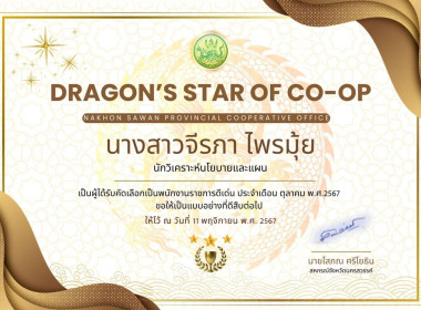 Dragon's star of co-op ประจำเดือนตุลาคม 2567 พารามิเตอร์รูปภาพ 6