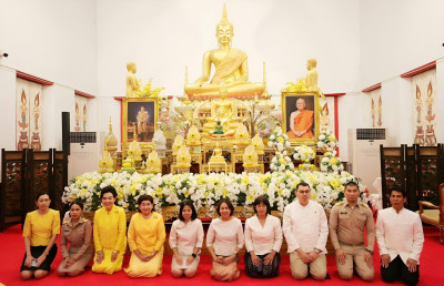 เข้าร่วมพิธีเจริญพระพุทธมนต์ถวายพระพรชัยมงคลแด่พระบาทสมเด็จพระเจ้าอยู่หัวและพระบรมวงศานุวงศ์ ประจำปีพุทธศักราช 2568 ... พารามิเตอร์รูปภาพ 1